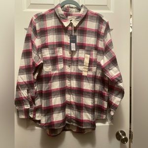 Plaid flannel shirt